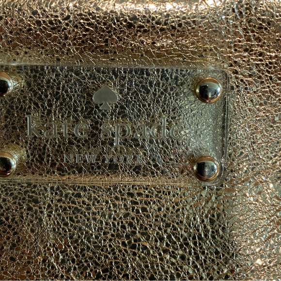 Kate Spade Gold Metallic Tote Bag - Picture 4 of 16